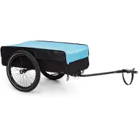 Klarfit Companion aanhanger L 40 kg/50 ltr fietsaanhanger handkar 16"