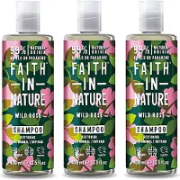 Faith In Nature - Wild Rose Shampoo - 400ml - 3 Pak