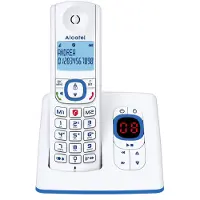 Alcatel F530 DECT-telefoon Nummerherkenning Blauw, Wit