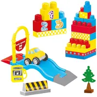 DOLU Play Set 50 stuks Gekleurde Bouwblokken 5025