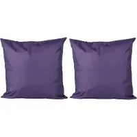 Anna's Collection 4x Bank/sier kussens voor binnen en buiten in de kleur paars 45 x 45 cm - Tuin/huis kussens
