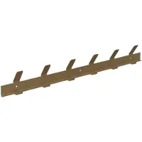 Gorillz Trim 50 Goud Kapstok - Wandkapstok Goud - 12 Kapstok haken (lengte) 55 cm - Metaal - Gold