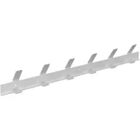 Gorillz Trim 50 Kapstok -Kapstokken - Wandkapstok - 12 Kapstok haken (lengte) 55 cm - Metaal - Wit