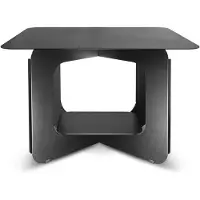 Gorillz Grado Bijzettafel - 60 x 50 cm - Koffietafel - Industrieel - Nachtkast - Staal - Zwart