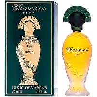 Ulric De Varens Varensia, voor dames, 50 ml, spray, Alcohol denat., Aqua (Water), Parfum (Geur), Butylmethoxydibenzoylmethaan, Ethylhexyl..., 1 stuk
