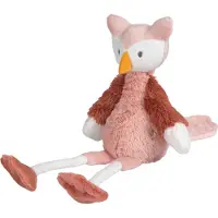 Happy horse Uil Olivia Knuffel 41cm - Oudroze - Baby knuffel