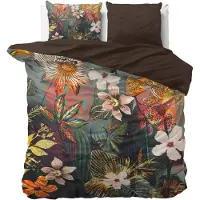 Dreamhouse Dekbedovertrek Wild Rose 2 Multi Satijn-140 x 200 / 220 cm | 1-Persoons