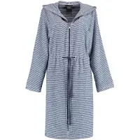 Cawö Badjas 3335 Capuchon & Rits Women Marine Wit-42