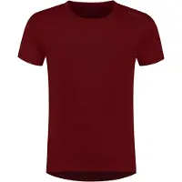 Rogelli Promo Heren Hardloopshirt - Korte mouw - Bordeaux