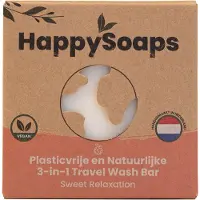 Happy Soaps 3-in-1 Travel Wash Bar Sweet Relaxation 40 gr