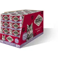 Voskes 24x Kattenvoer Nat Tonijn met Zeebaars 85 gr