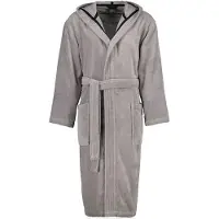 Cawö Badjas Home 833 Capuchon Men Stone-S