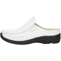 Wolky Klomp Women Roll Slide Printed Leather White-Schoenmaat 36