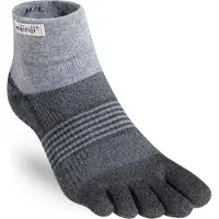Injinji Womens Trail Midweight Mini-Crew Coolmax Granite XS/S (35-40)