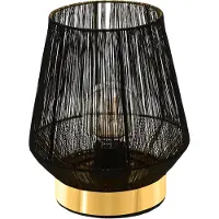 Eglo 99808 Escandidos Tafellamp Staal Zwart/Goud - 1 x E27