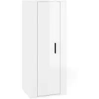 vidaXL Tv-wandmeubel 40x34,5x100 cm hoogglans wit