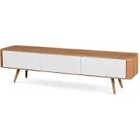Gazzda Ena lowboard houten tv meubel naturel 180 x 42 cm