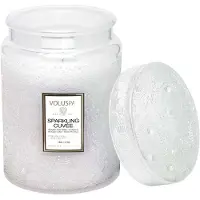 Voluspa Geurkaars in glazen pot 100 uur Sparkling Cuvée