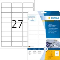 Herma 4511 naam/textieletiketten verwijderbaar A4 63,5 x 29,6 mm wit (540 etiketten)