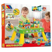 MOLTO Activity Table With Lights And Sounds Includes And A Car 24 Pieces Veelkleurig Kinderen