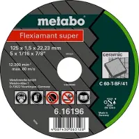 Metabo 616195000 Doorslijpschijf recht 115 mm 25 stuk(s) Tegels, Klinker, Keramiek