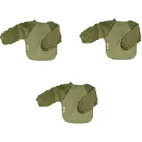 Silly billyz Fleece small Longsleeve Bibs Olive 3 Stuks