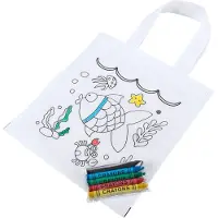 Roly Kleurboekje met Potloden en Tas met Visprint (95098)