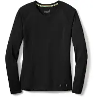Smartwool Ondershirt Women Classic All-Season Merino Base Layer Long Sleeve Boxed Black-XL