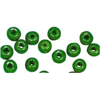 Rayher Hobby 230x grasgroene houten kralen 6 mm - Hobbykralen