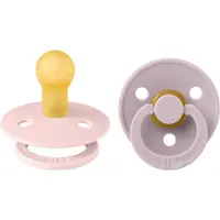 BIBS Colour Schnuller - 2er-Pack - Gr. 2 - Rund - Blossom/Düster - - 6-18 mt - Schnuller