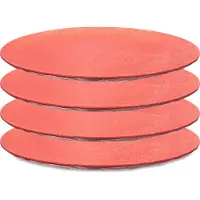 Koziol Rond bord, 26 cm, Set van 4, Organic, Natuur Koraal - Koziol | Club Plate