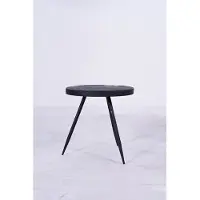 Noach Outdoor Nice - Bijzettafeltje - Ø38 cm - Zwart