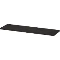Ink Topdeck 45 Topblad T.b.v. Onderkast - 160x45x3,5cm - MFC - Houtskool Eiken - Badkamermeubels, Wastafelbladen - 8718835097097