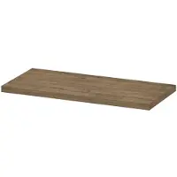 Ink Topdeck 45 Topblad T.b.v. Onderkast - 100x45x3,5cm - MFC - Naturel Eiken - Badkamermeubels, Wastafelbladen - 8718835096823