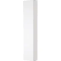 Ink Hoge Kast 1 Deur Links/rechts Greeploos Incl. Spiegel Aan De Binnenzijde - Mat Wit - 350x200x1690 Mm (bxdxh) - Badkamermeubels, Kolom- En