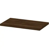 Ink Topdeck 45 Topblad T.b.v. Onderkast - 80x45x3,5cm - MFC - Koper Eiken - Badkamermeubels, Wastafelbladen - 8718835096717
