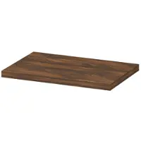 Ink Topdeck 45 Topblad T.b.v. Onderkast - 70x45x3,5cm - MFC - Noten - Badkamermeubels, Wastafelbladen - 8718835096618