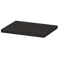 Ink Topdeck 45 Topblad T.b.v. Onderkast - 60x45x3,5cm - MFC - Houtskool Eiken - Badkamermeubels, Wastafelbladen - 8718835096540