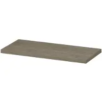 Ink Topdeck 45 Topblad T.b.v. Onderkast - 100x45x3,5cm - MFC - Greige Eiken - Badkamermeubels, Wastafelbladen - 8718835096861
