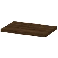Ink Topdeck 45 Topblad T.b.v. Onderkast - 70x45x3,5cm - MFC - Koper Eiken - Badkamermeubels, Wastafelbladen - 8718835096649