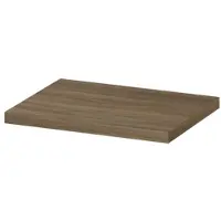 Ink Topdeck 45 Topblad T.b.v. Onderkast - 60x45x3,5cm - MFC - Zuiver Eiken - Badkamermeubels, Wastafelbladen - 8718835096571