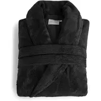 Casilin Teddy Fleece Badjas Zwart - XL