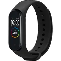 IMoshion Siliconen Sport bandje voor de Xiaomi Mi Band 3 / 4 - Zwart