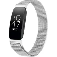 IMoshion Milanees magnetisch bandje voor de Fitbit Inspire - Maat S - Zilver