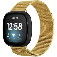 IMoshion Milanees magnetisch bandje voor de Fitbit Versa 3 - Maat M - Goud