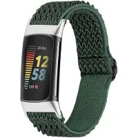 IMoshion Elastisch nylonbandje voor de Fitbit Charge 5 - Groen