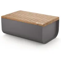 Alessi Broodmand + Broodplank Mattina Dark Grey