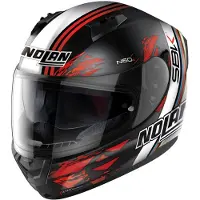 Nolan N60-6 SBK 2023 helm, mat zwart/rood/wit, maat XL (62)