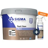 Sigma Pearl Clean Matt | Reinigbare Matte Muurverf 5 LTR - Wit