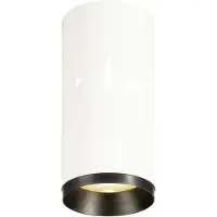 SLV Opbouwspot Numinos M Dali cilinder wit/zwart 2700K - 24gr